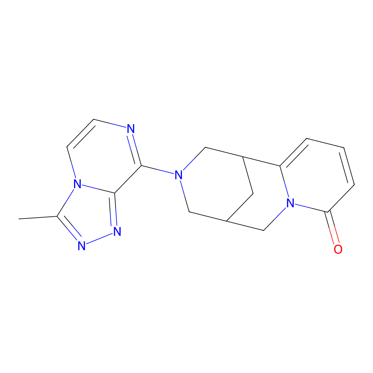 11-{3-Methyl-[1,2,4]triazolo[4,3-a]pyrazin-8-yl}-7,11-diazatricyclo[7.3.1.0^{2,7}]trideca-2,4-dien-6-one molecular structure, CAS 2327187-74-4