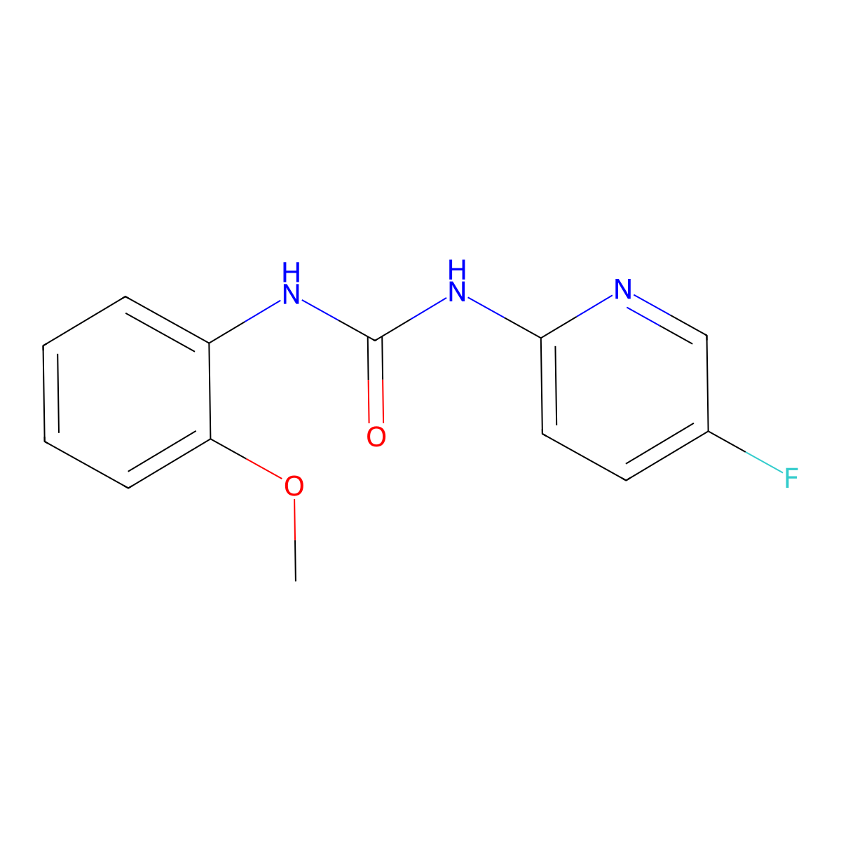 3-(5-Fluoropyridin-2-yl)-1-(2-methoxyphenyl)urea molecular structure, CAS 2327271-84-9