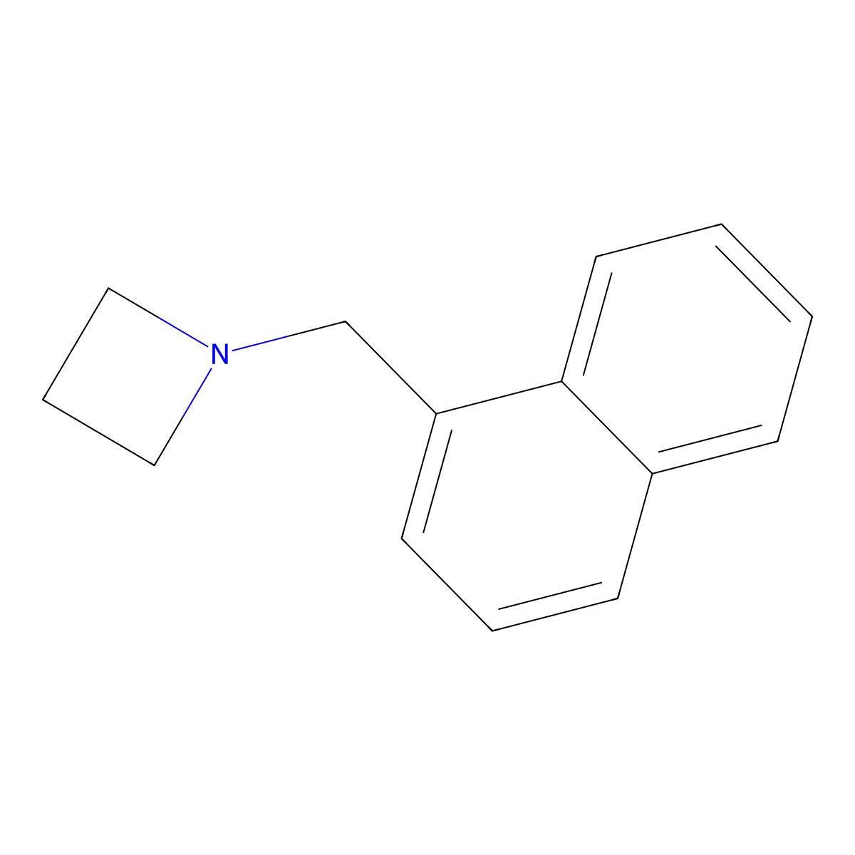 1-(Naphthalen-1-ylmethyl)azetidine molecular structure, CAS 2327318-91-0
