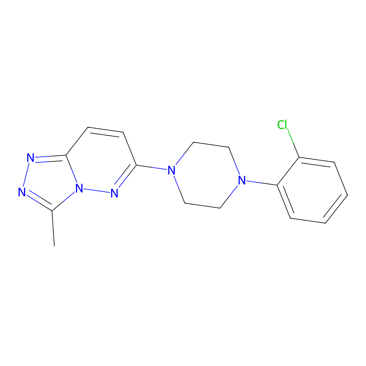 1-(2-Chlorophenyl)-4-{3-methyl-[1,2,4]triazolo[4,3-b]pyridazin-6-yl}piperazine molecular structure, CAS 2327438-99-1