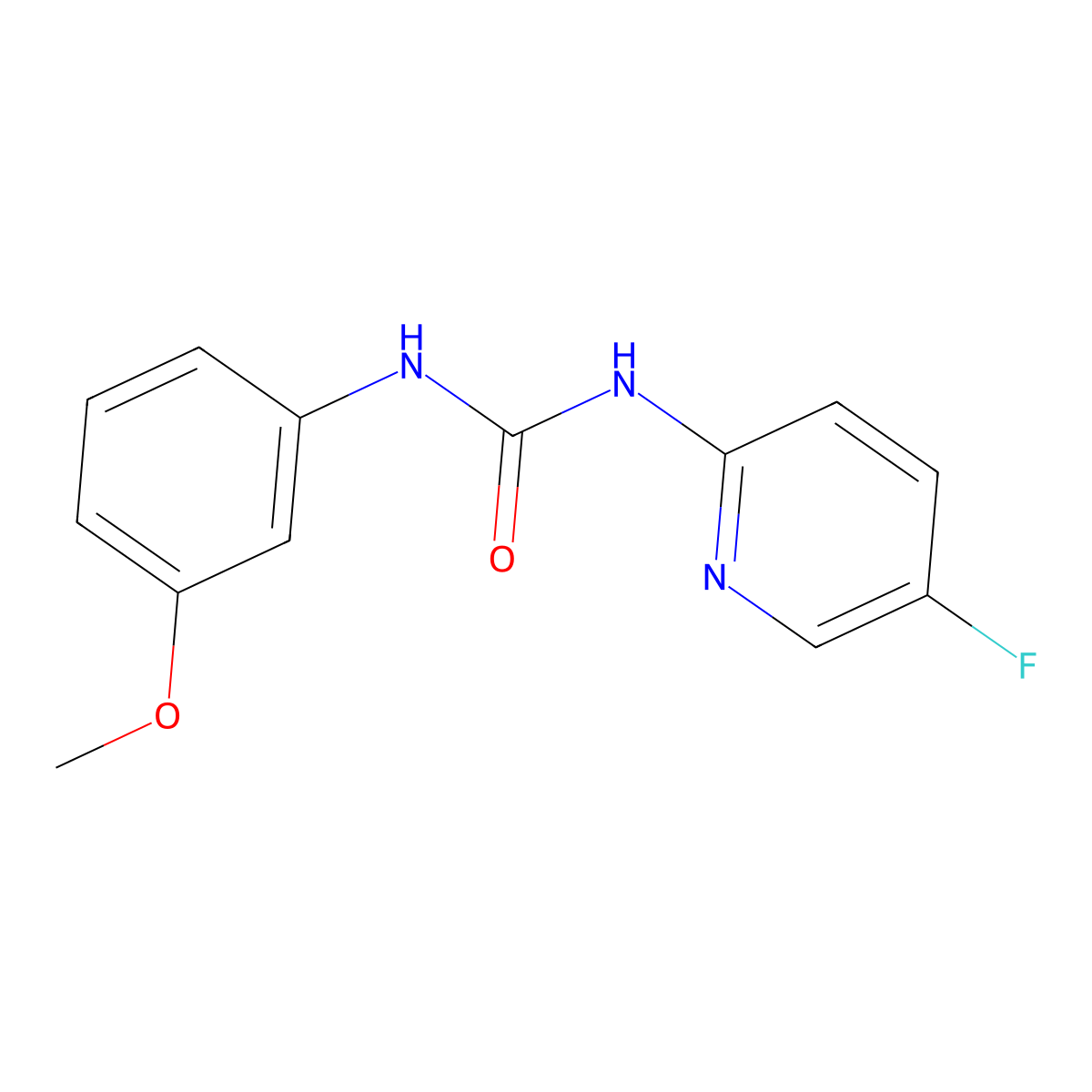 3-(5-Fluoropyridin-2-yl)-1-(3-methoxyphenyl)urea molecular structure, CAS 2327521-03-7