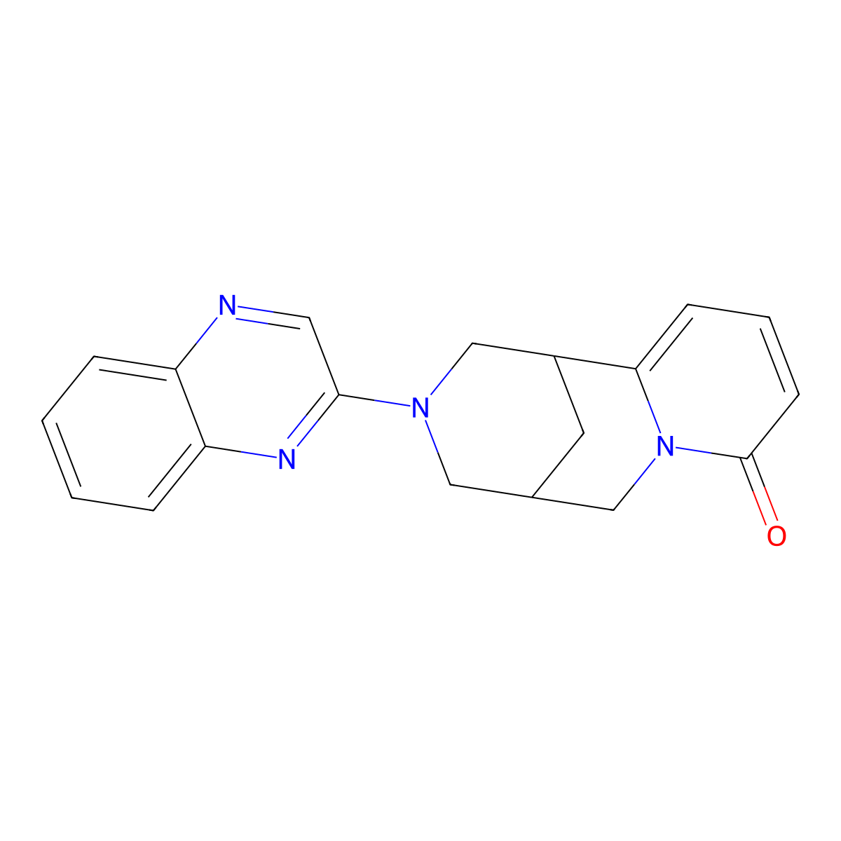 11-(Quinoxalin-2-yl)-7,11-diazatricyclo[7.3.1.0^{2,7}]trideca-2,4-dien-6-one molecular structure, CAS 2327528-42-5