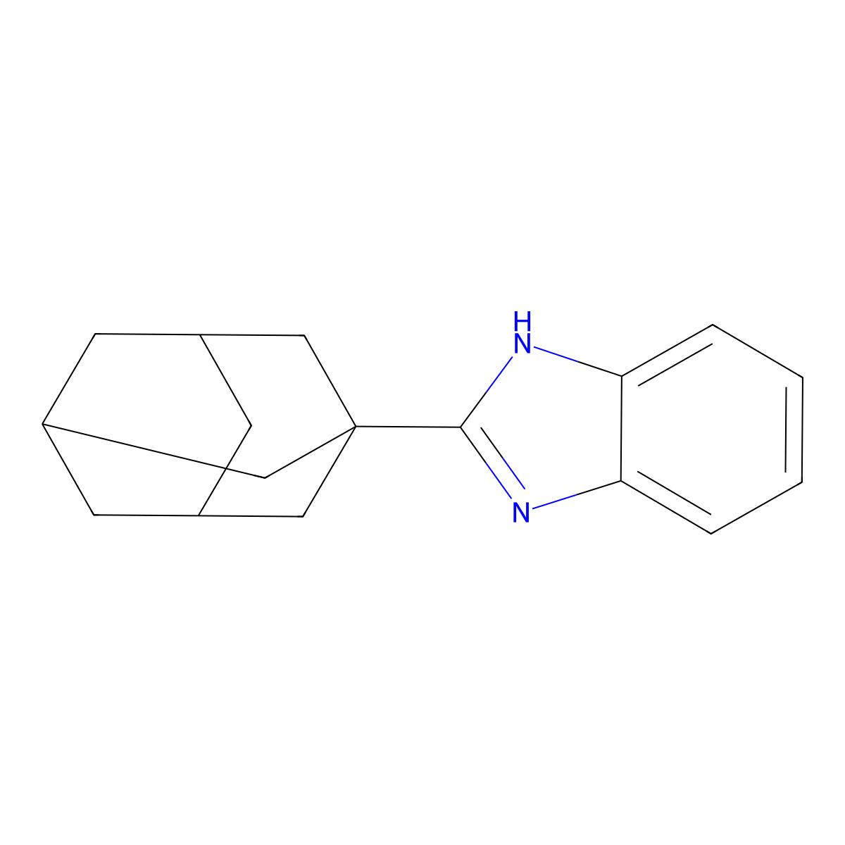 2-(1-Adamantyl)benzimidazole molecular structure, CAS 23280-73-1