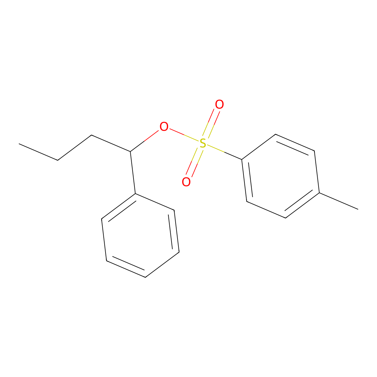 1-Phenylbutyl 4-methylbenzene-1-sulfonate molecular structure, CAS 2328070-35-3