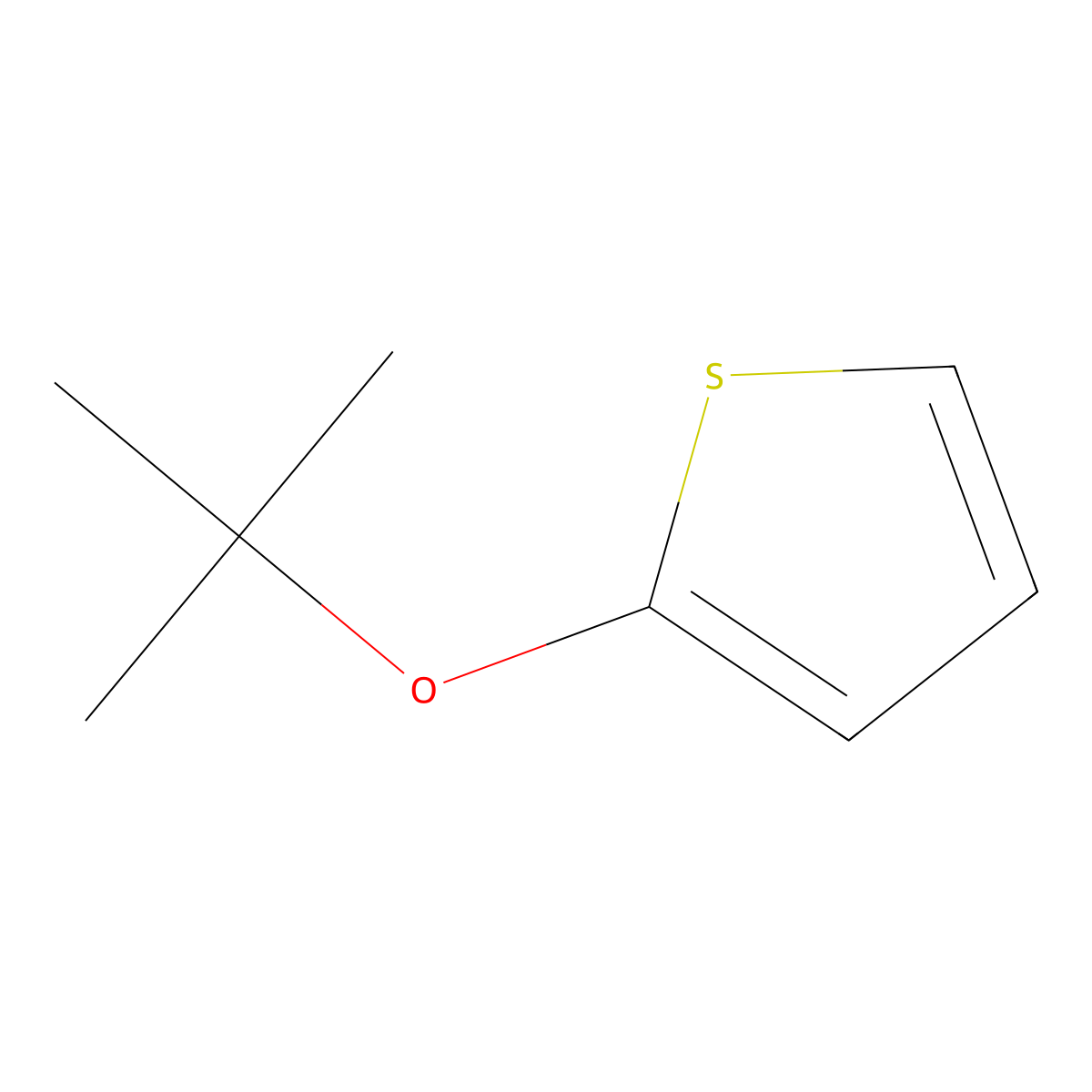 2-(Tert-butoxy)thiophene molecular structure, CAS 23290-55-3