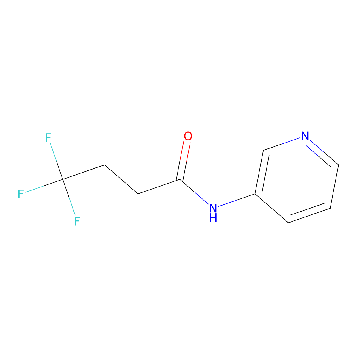 4,4,4-trifluoro-N-(pyridin-3-yl)butanamide molecular structure, CAS 2329214-84-6