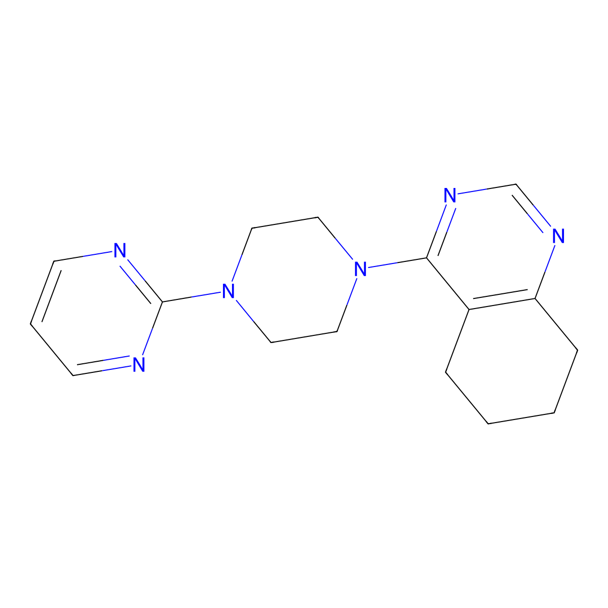 4-[4-(Pyrimidin-2-yl)piperazin-1-yl]-5,6,7,8-tetrahydroquinazoline molecular structure, CAS 2329280-73-9