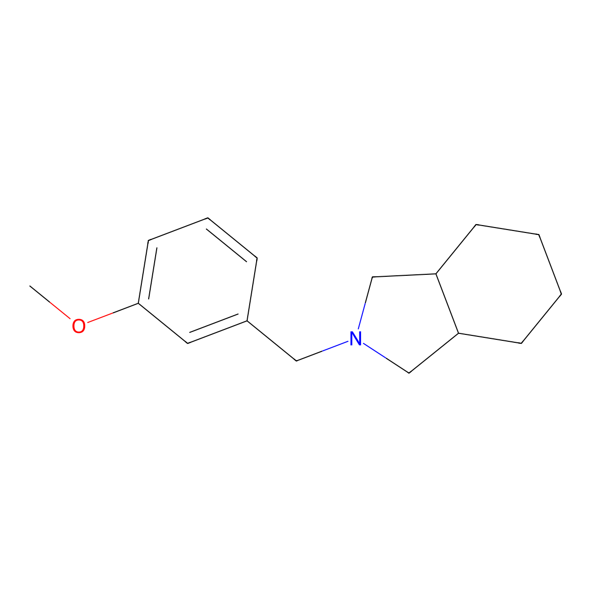 2-[(3-methoxyphenyl)methyl]-octahydro-1H-isoindole molecular structure, CAS 2329297-07-4