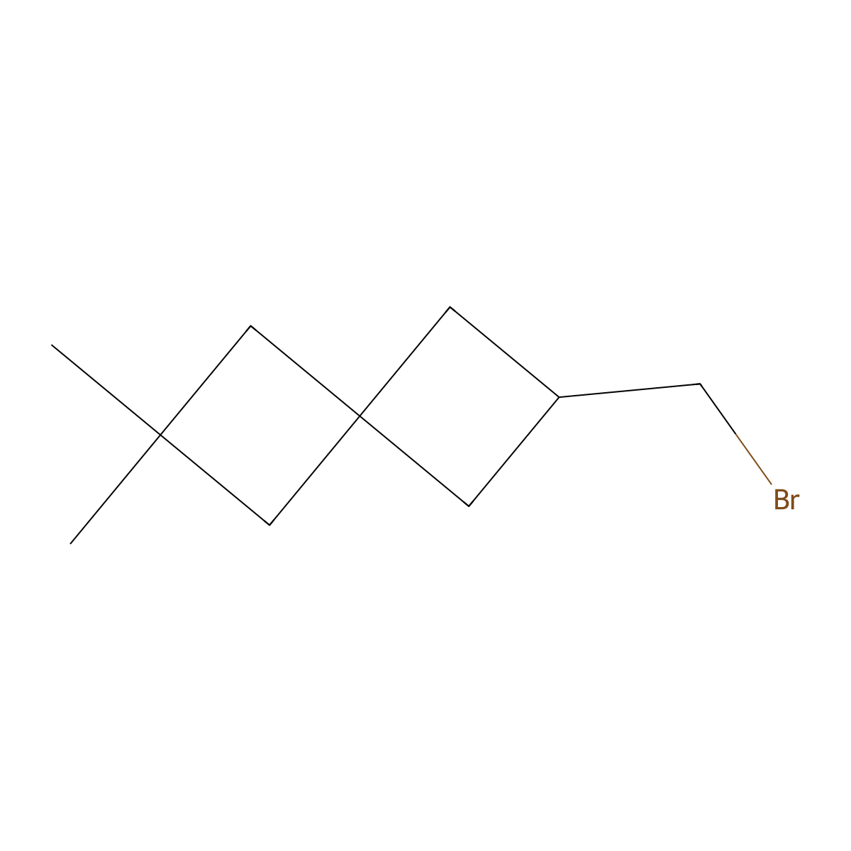 6-(Bromomethyl)-2,2-dimethylspiro(3.3)heptane molecular structure, CAS 2329305-79-3