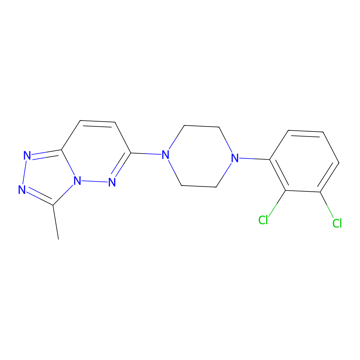 1-(2,3-Dichlorophenyl)-4-{3-methyl-[1,2,4]triazolo[4,3-b]pyridazin-6-yl}piperazine molecular structure, CAS 2329372-05-4
