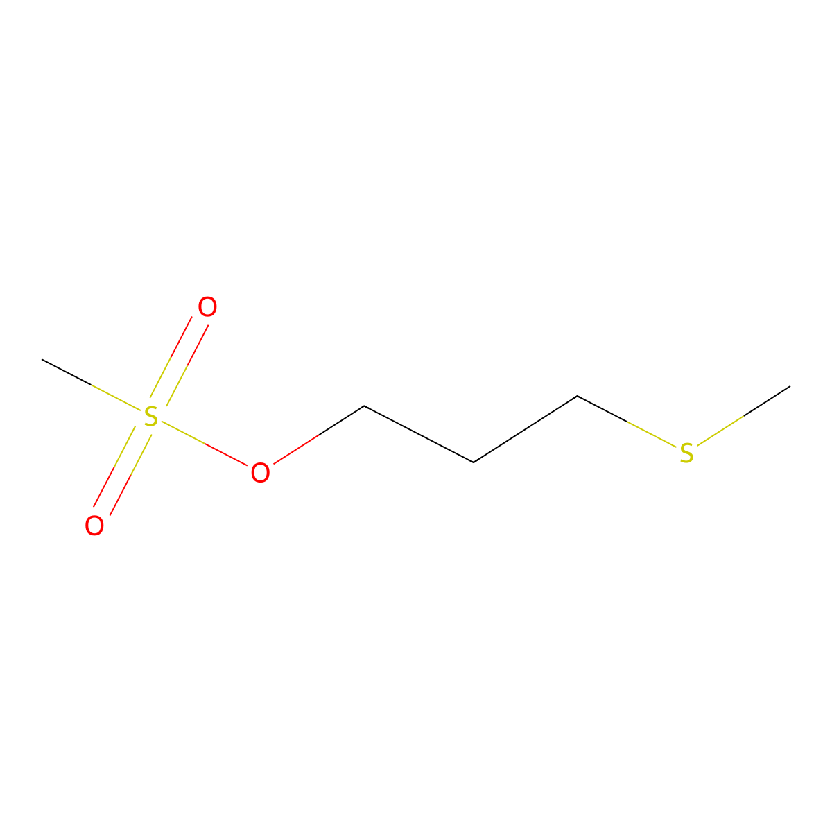 3-(Methylsulfanyl)propyl methanesulfonate molecular structure, CAS 232944-38-6