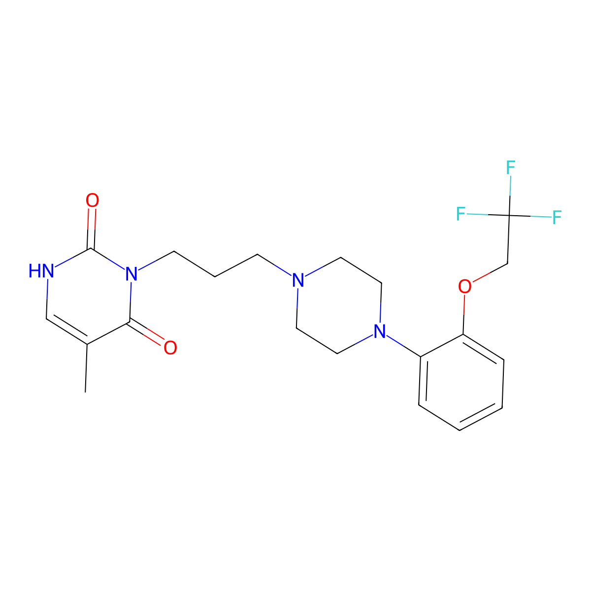 RS-100329 molecular structure, CAS 232953-52-5