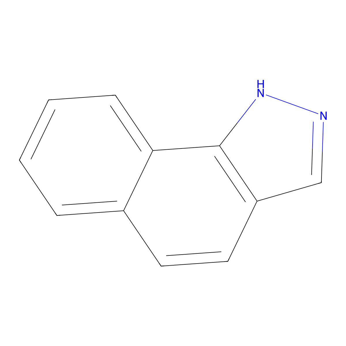 1h-Benzo[g]indazole molecular structure, CAS 233-41-0