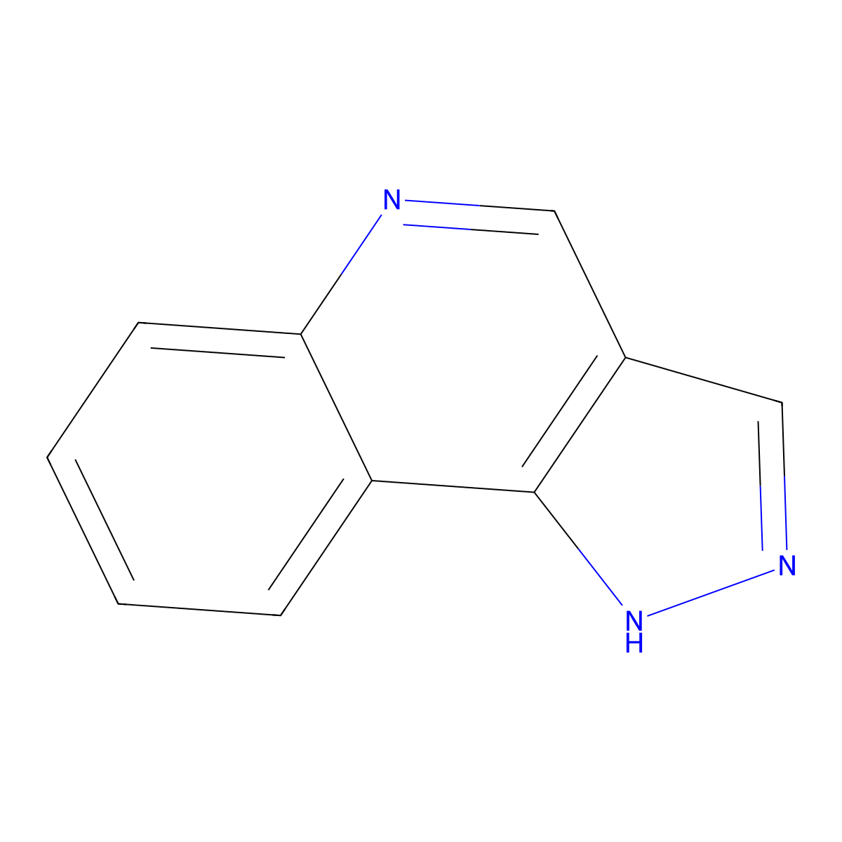 1H-Pyrazolo[4,3-c]quinoline molecular structure, CAS 233-46-5