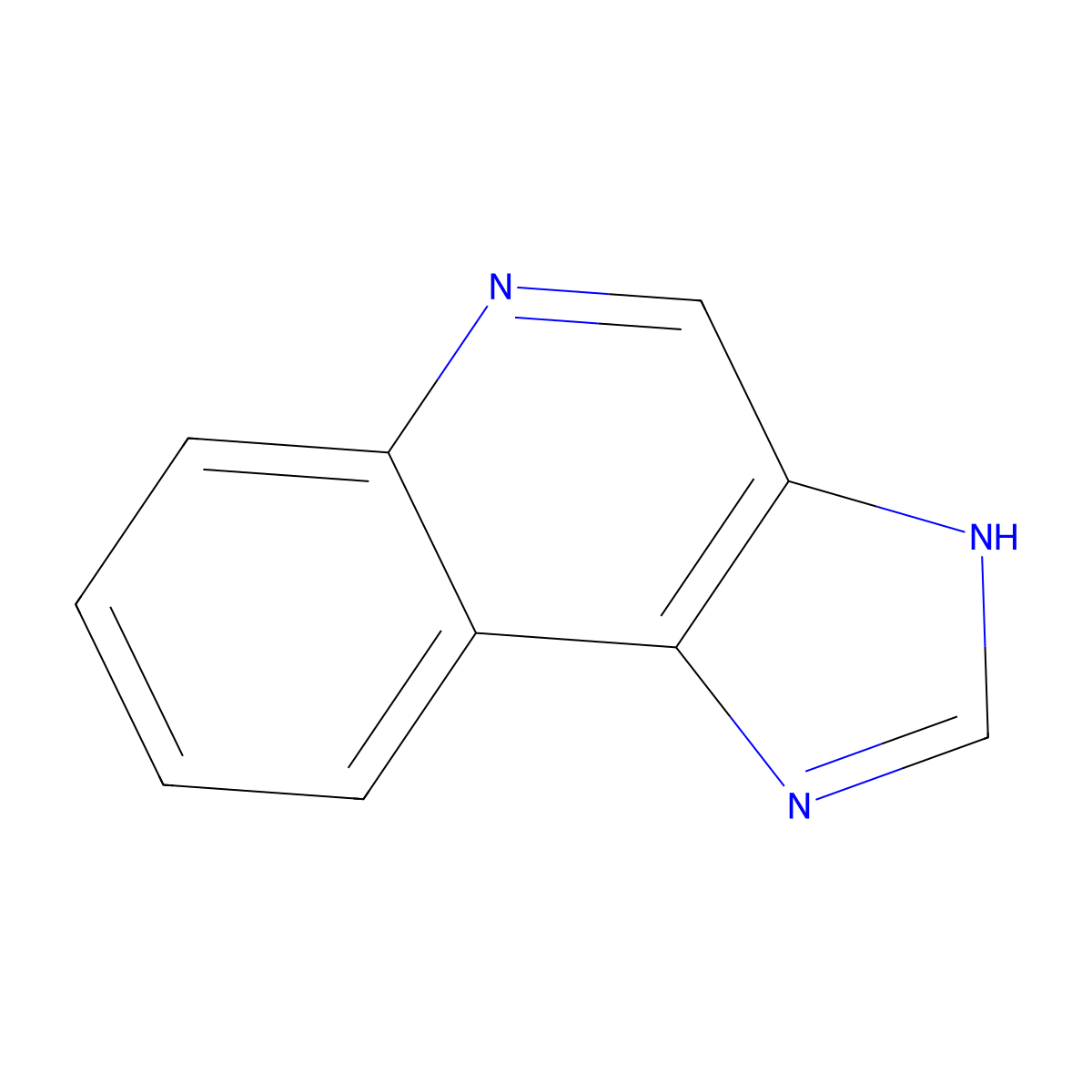 Imidazo(4,5-c)quinoline molecular structure, CAS 233-56-7