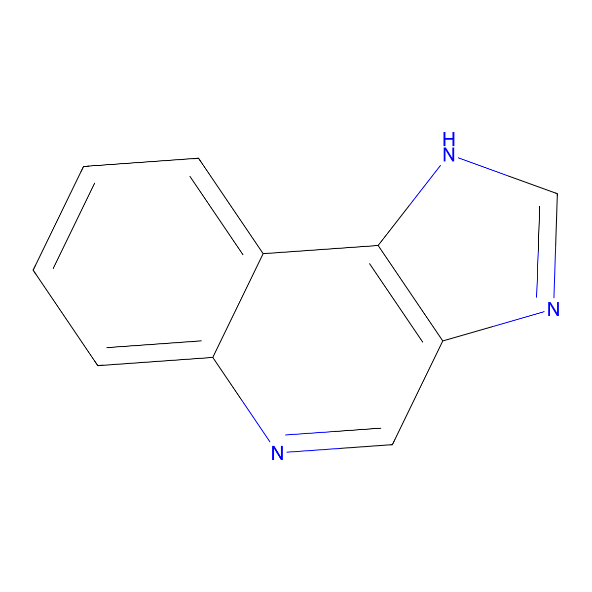 Imidazo(4,5-c)quinoline molecular structure, CAS 233-56-7