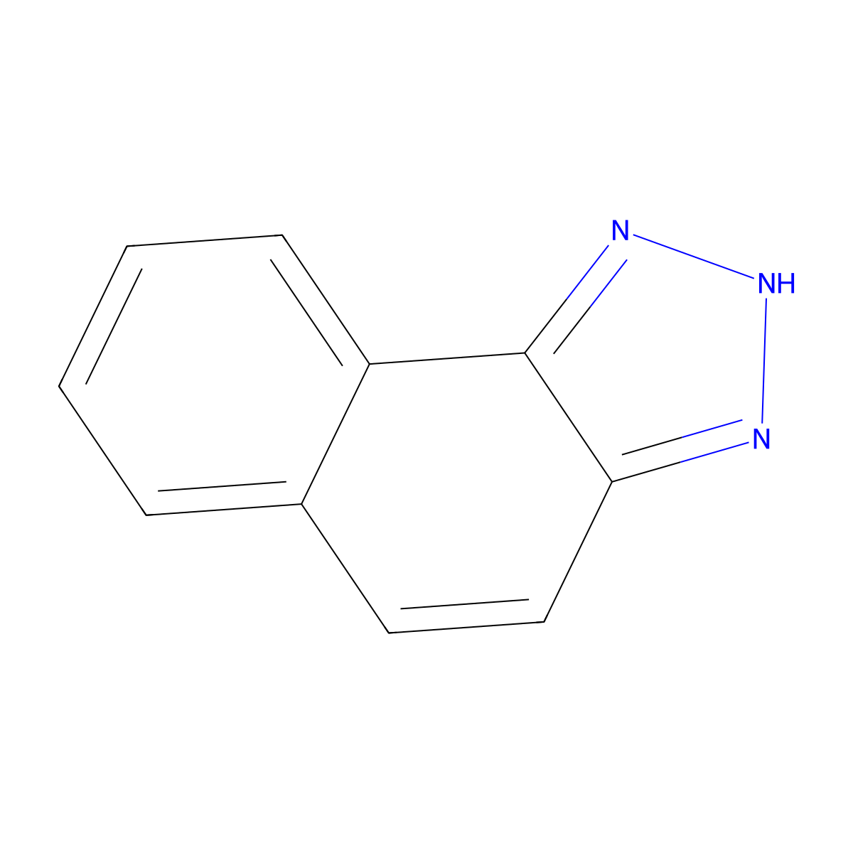 1H-Naphtho(1,2-d)triazole molecular structure, CAS 233-59-0