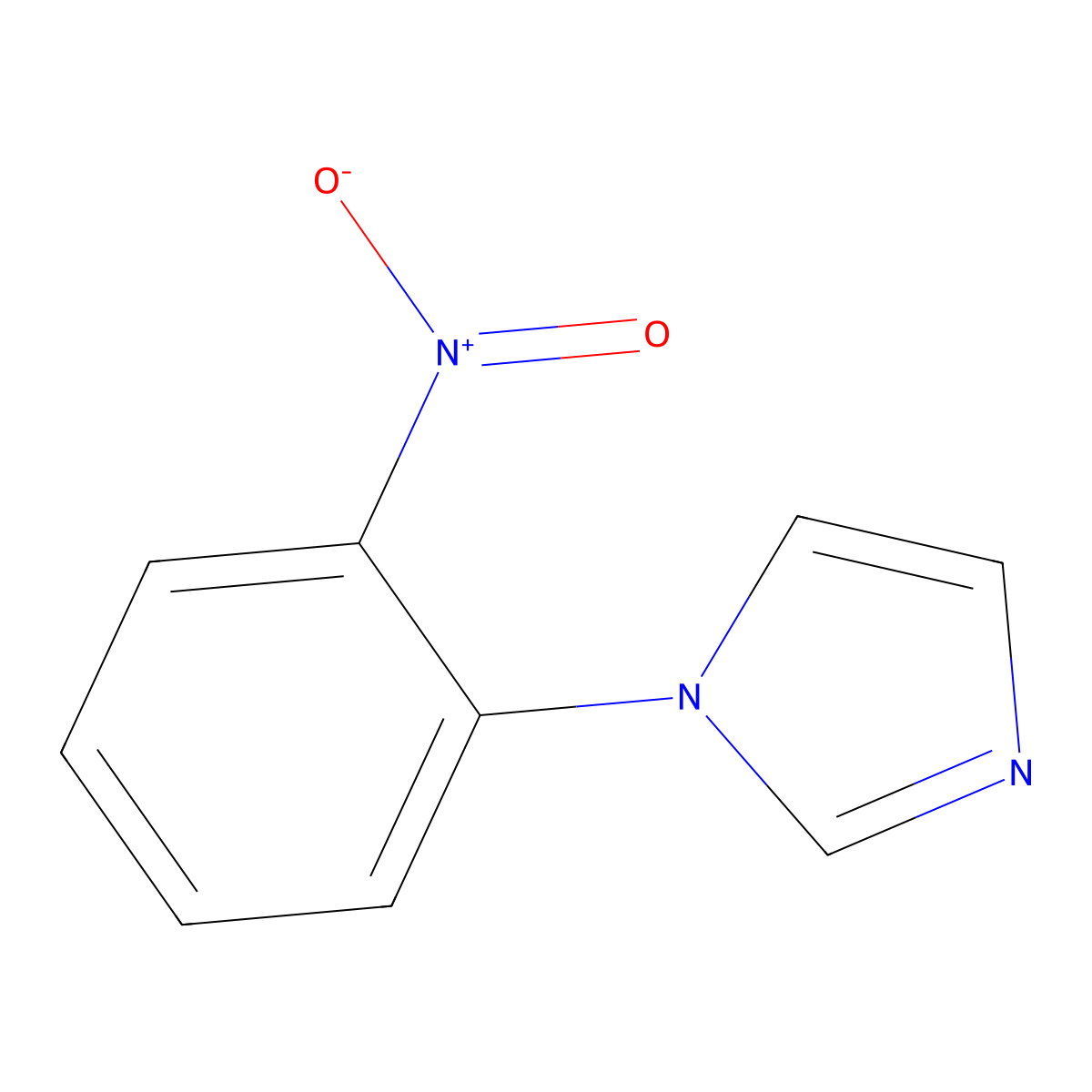 1-(2-nitrophenyl)-1H-imidazole molecular structure, CAS 23309-16-2