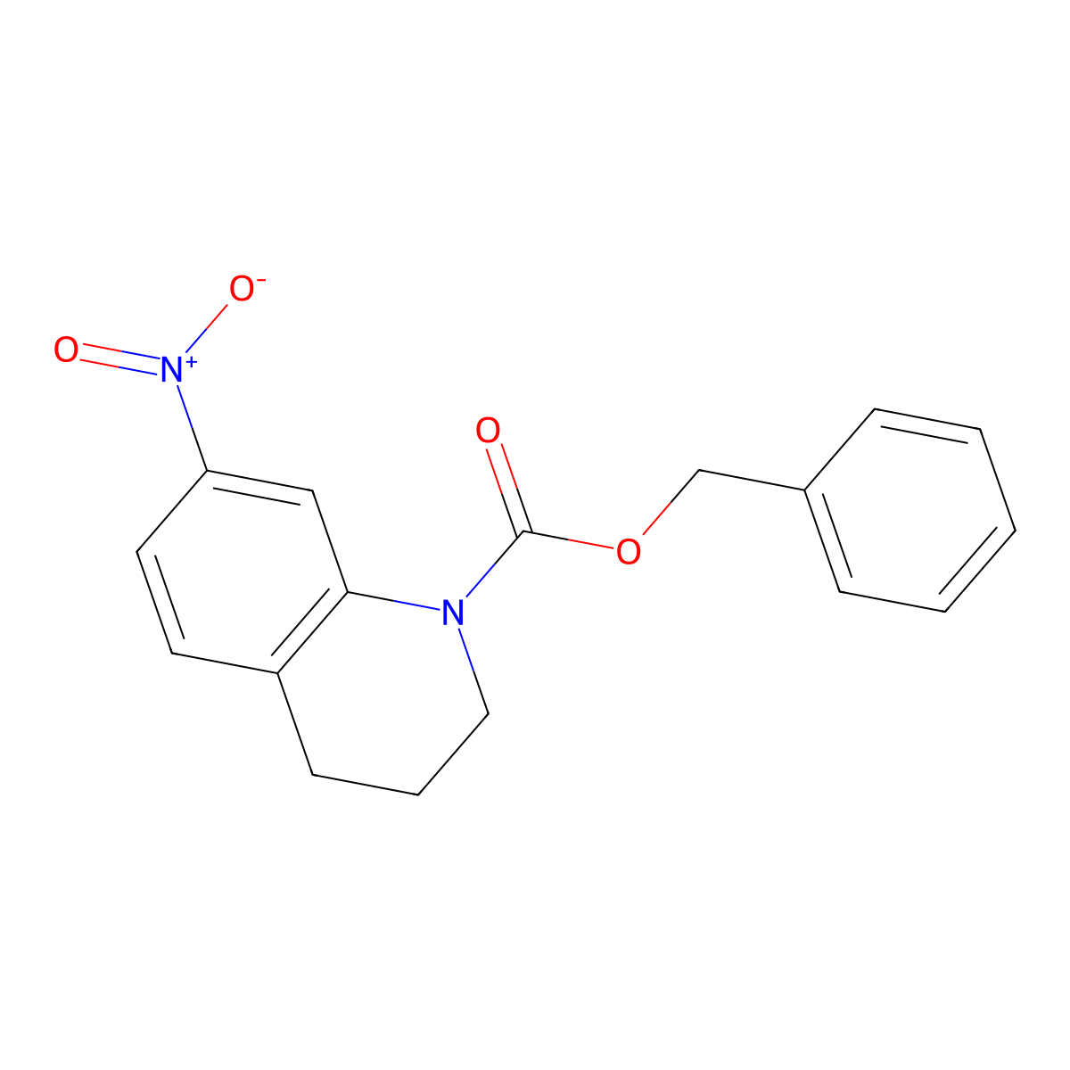 Benzyl 7-nitro-1,2,3,4-tetrahydroquinoline-1-carboxylate molecular structure, CAS 2330996-15-9
