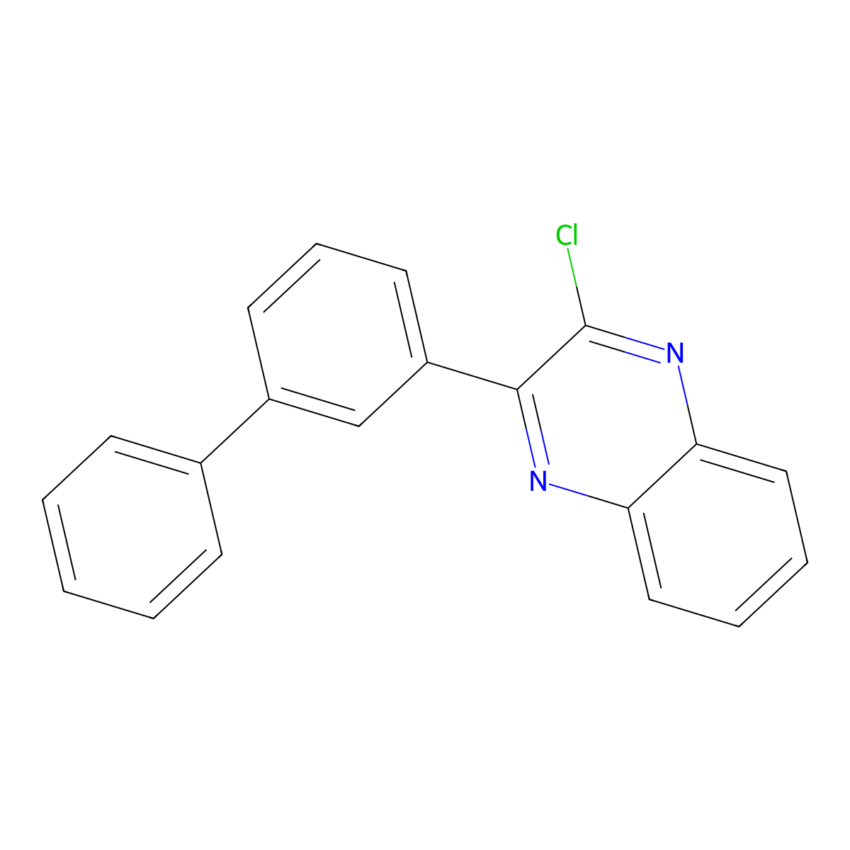 2-([1,1'-Biphenyl]-3-yl)-3-chloroquinoxaline molecular structure, CAS 2331183-37-8