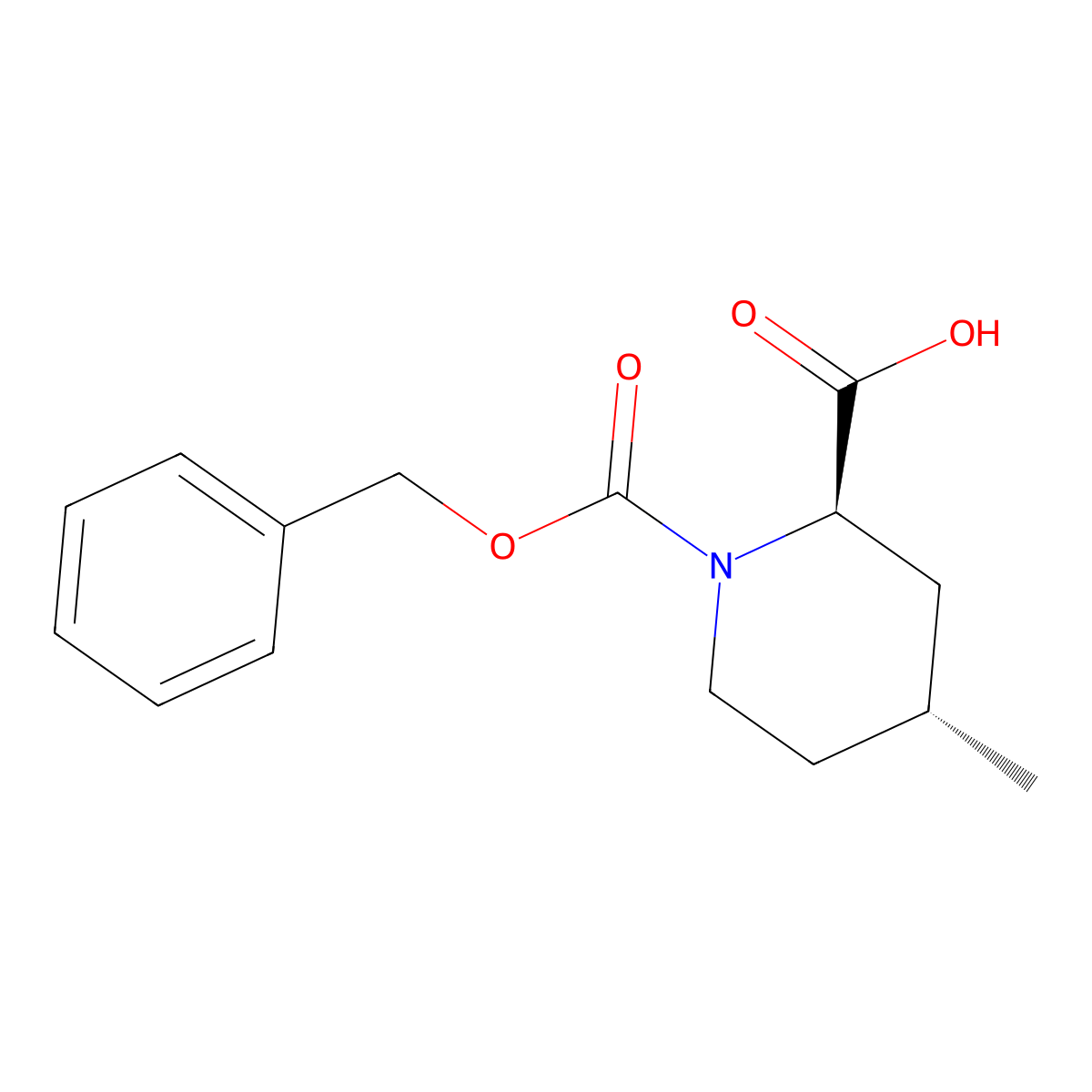 (2R,4R)-1-Cbz-4-methyl-piperidine-2-dicarboxylic acid molecular structure, CAS 2331211-59-5