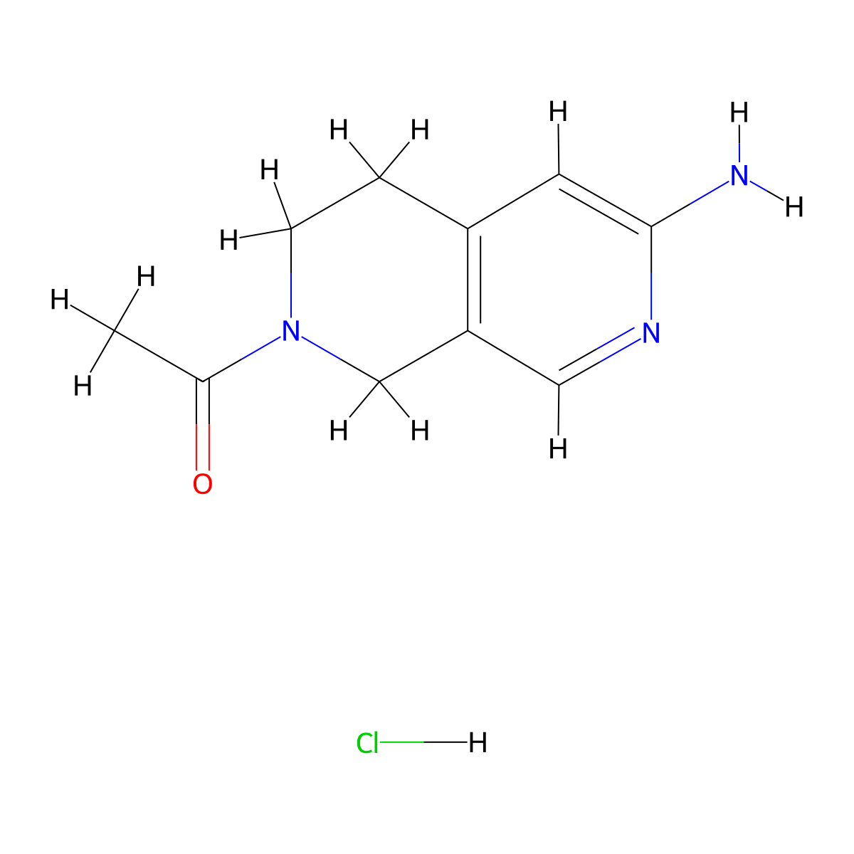 1-(6-Amino-3,4-dihydro-1H-[2,7]naphthyridin-2-yl)-ethanone hydrochloride molecular structure, CAS 2331260-26-3