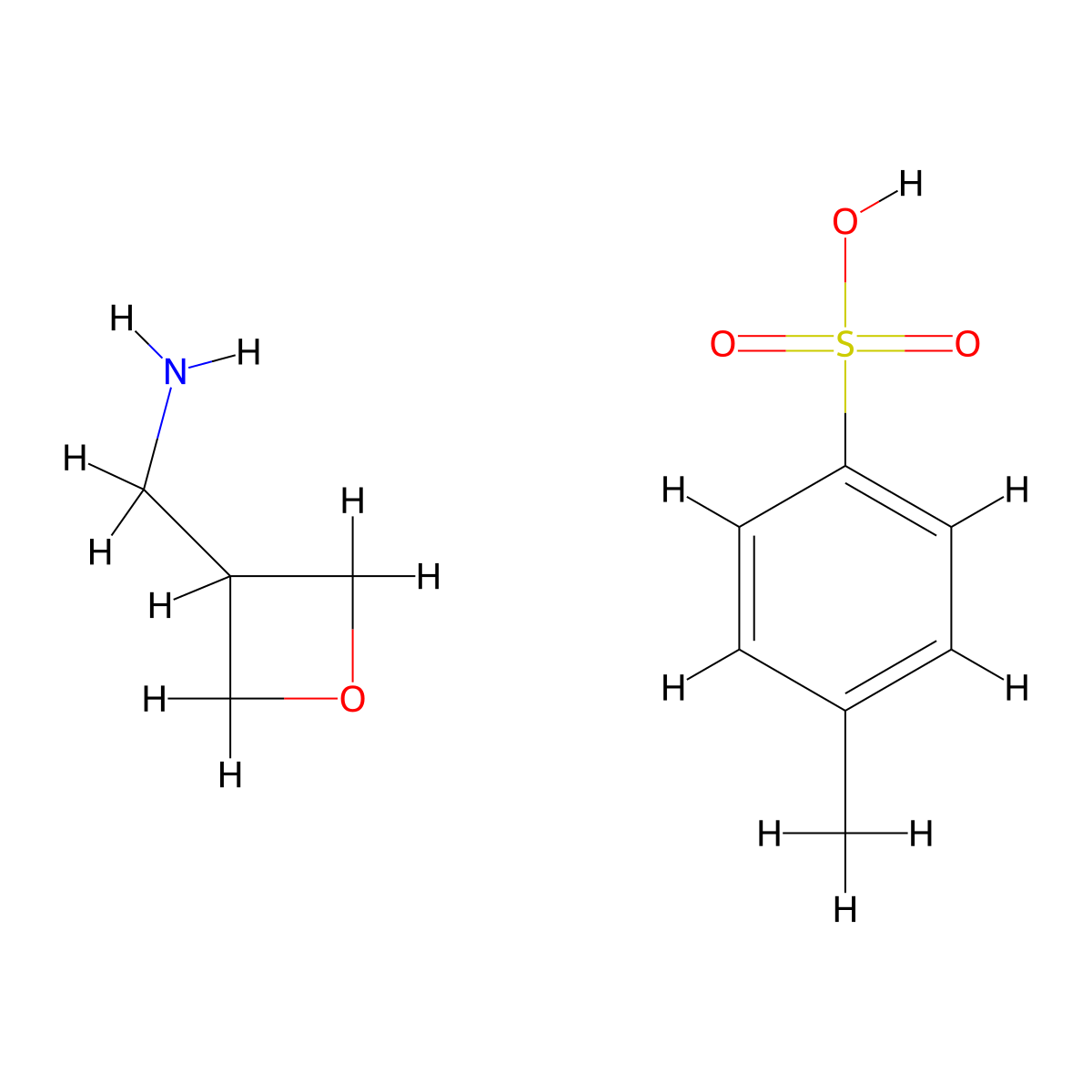 C-Oxetan-3-yl-methylamine tosylate molecular structure, CAS 2331260-28-5