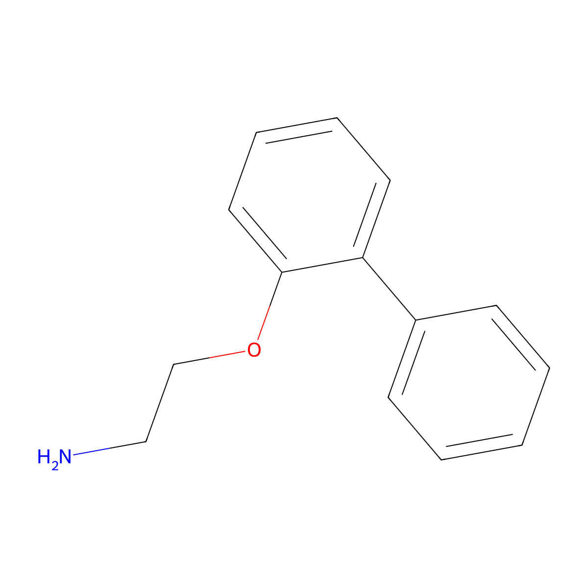 2-(Biphenyl-2-yloxy)ethanamine molecular structure, CAS 23314-13-8