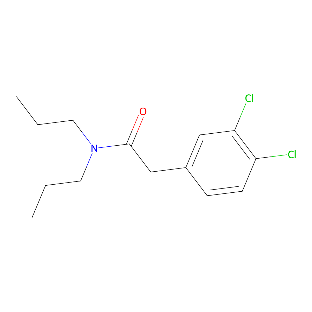 3,4-Dichloro-N,N-dipropylbenzeneacetamide molecular structure, CAS 2331456-46-1