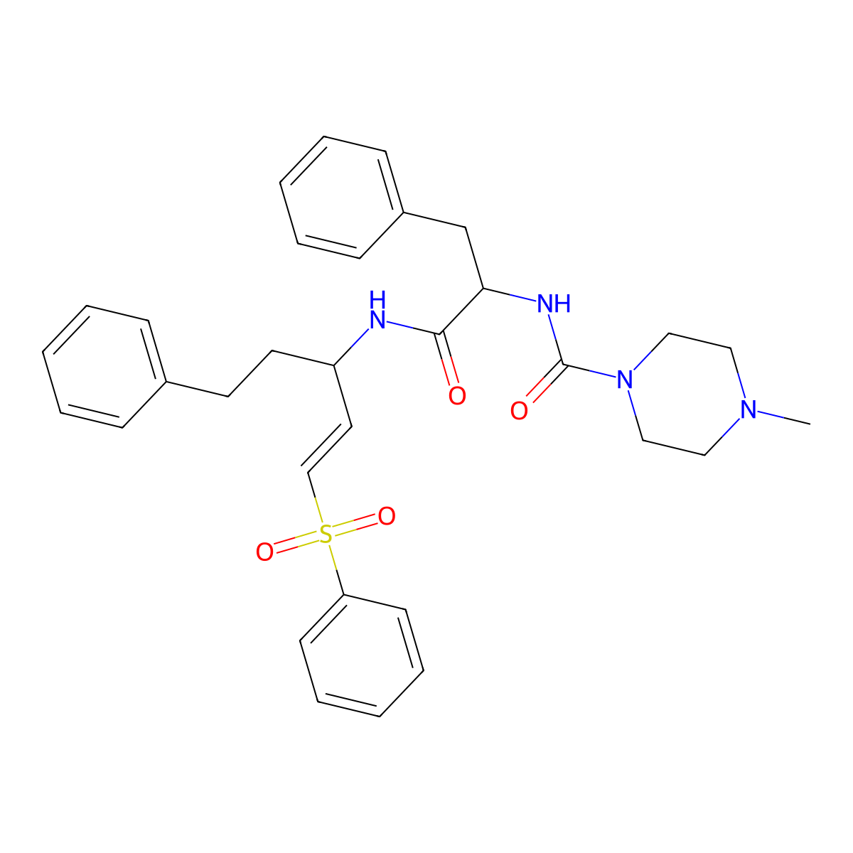 K-777 molecular structure, CAS 233277-99-1