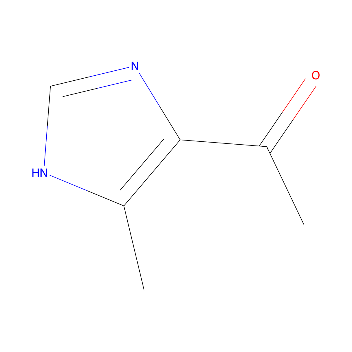 1-(5-Methyl-1H-imidazol-4-yl)ethan-1-one molecular structure, CAS 23328-91-8