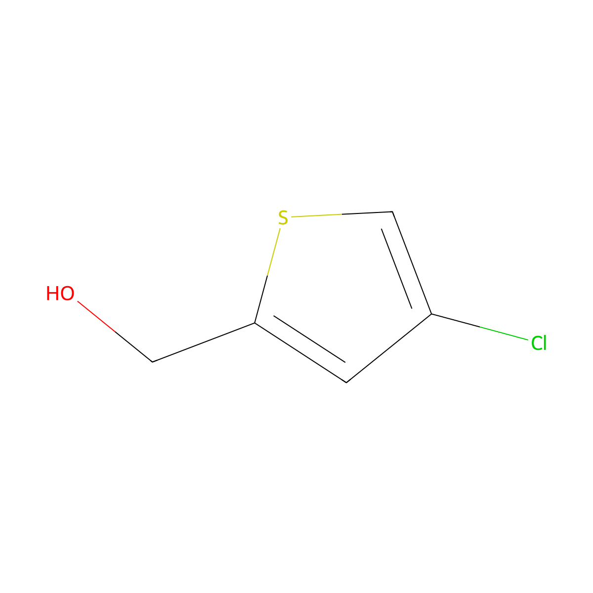 (4-Chlorothiophen-2-yl)methanol molecular structure, CAS 233280-30-3