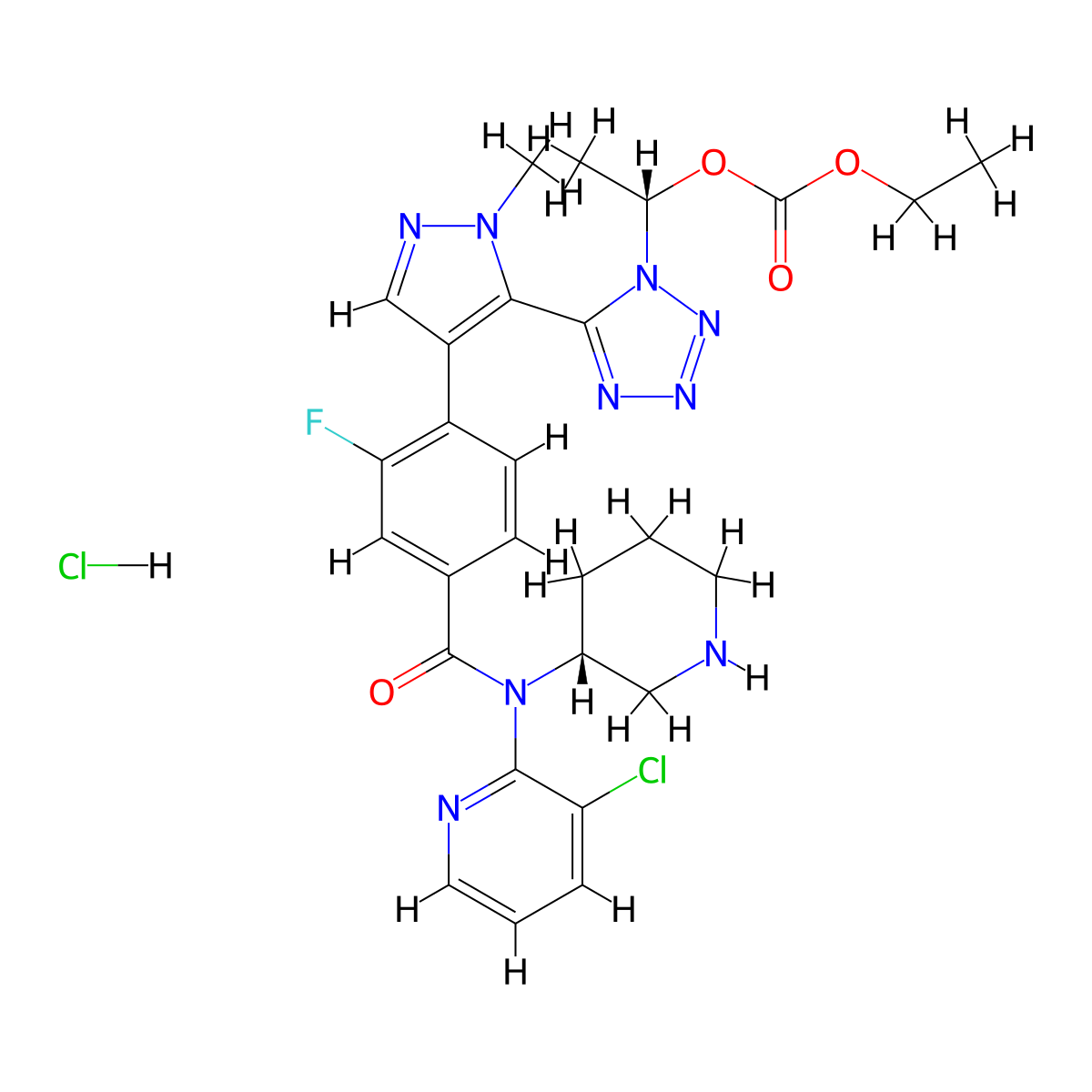 PF-06815345 hydrochloride molecular structure, CAS 2334434-49-8