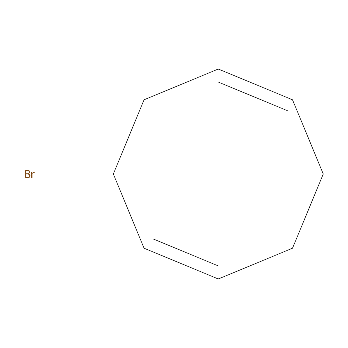 3-Bromo-1,5-cyclooctadiene molecular structure, CAS 23346-40-9