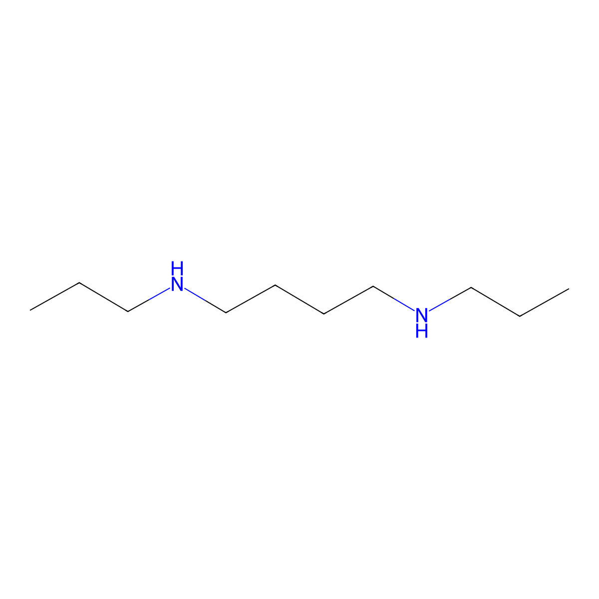 N,N'-Dipropylbutane-1,4-diamine molecular structure, CAS 23346-57-8