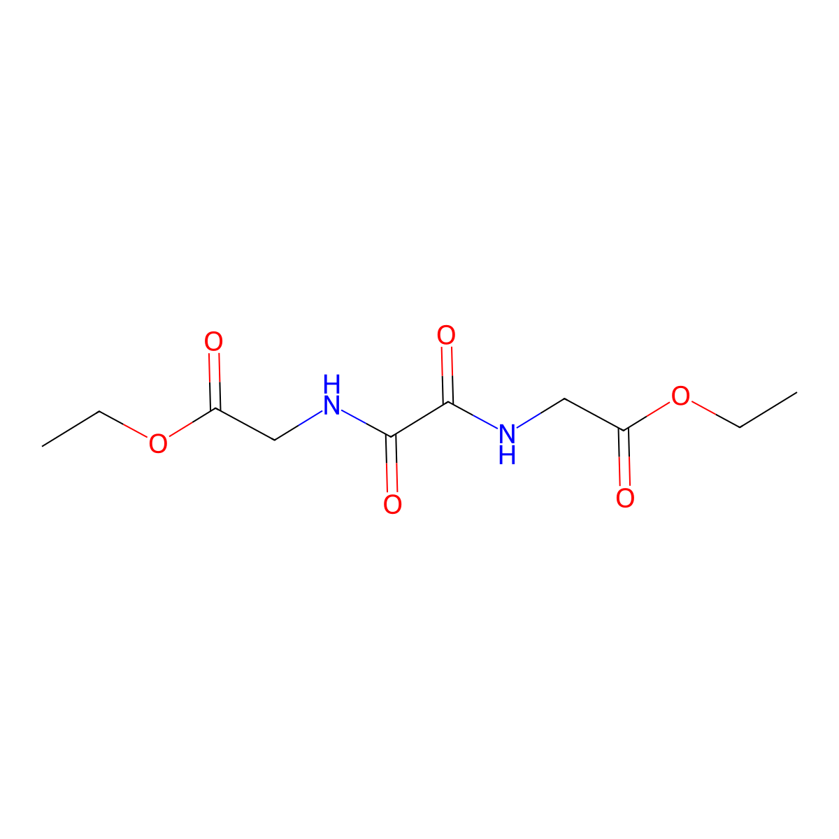 Ethyl 2-[[2-[(2-ethoxy-2-oxoethyl)amino]-2-oxoacetyl]amino]acetate molecular structure, CAS 23353-98-2