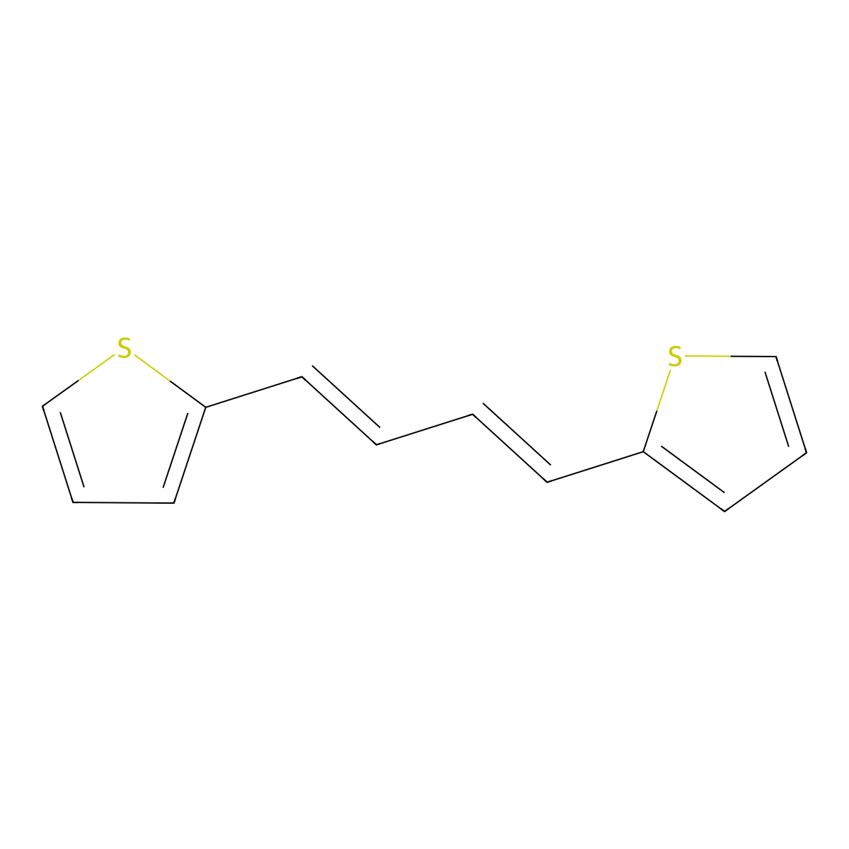 2,2'-(Buta-1,3-diene-1,4-diyl)dithiophene molecular structure, CAS 23354-93-0