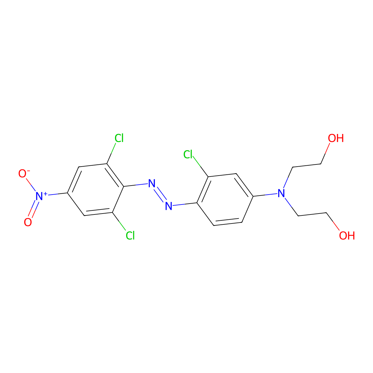 Disperse Brown 1 molecular structure, CAS 23355-64-8