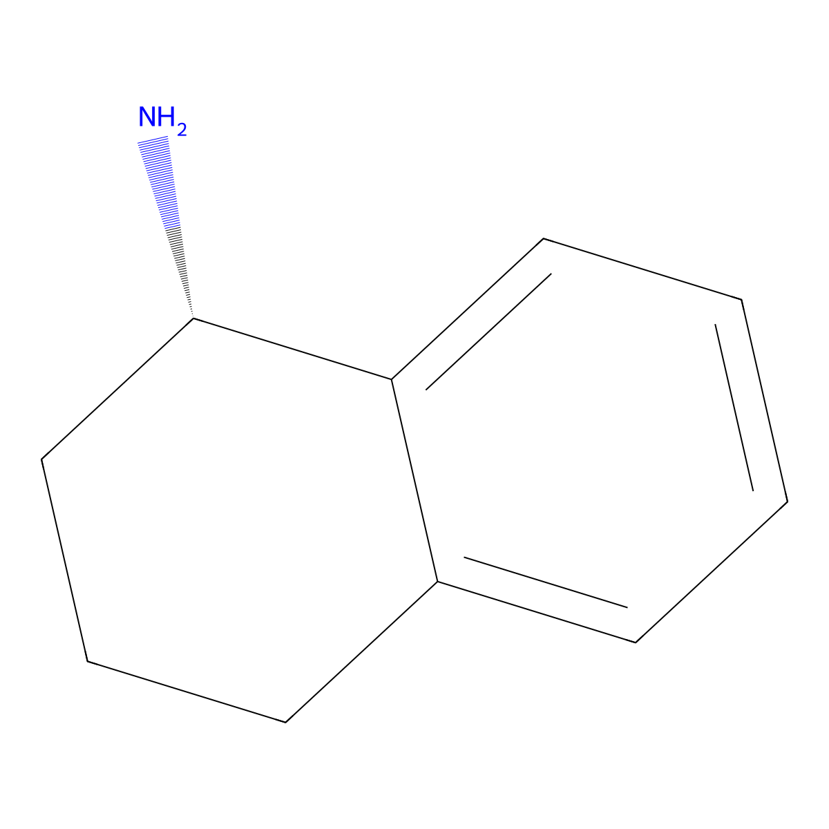 1-Aminotetralin, (S)- molecular structure, CAS 23357-52-0