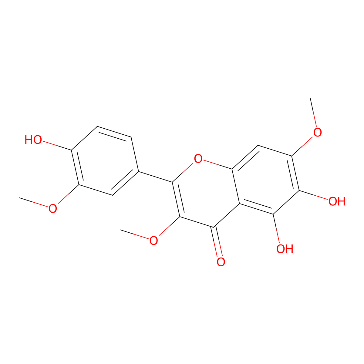 Chrysosplenol C molecular structure, CAS 23370-16-3