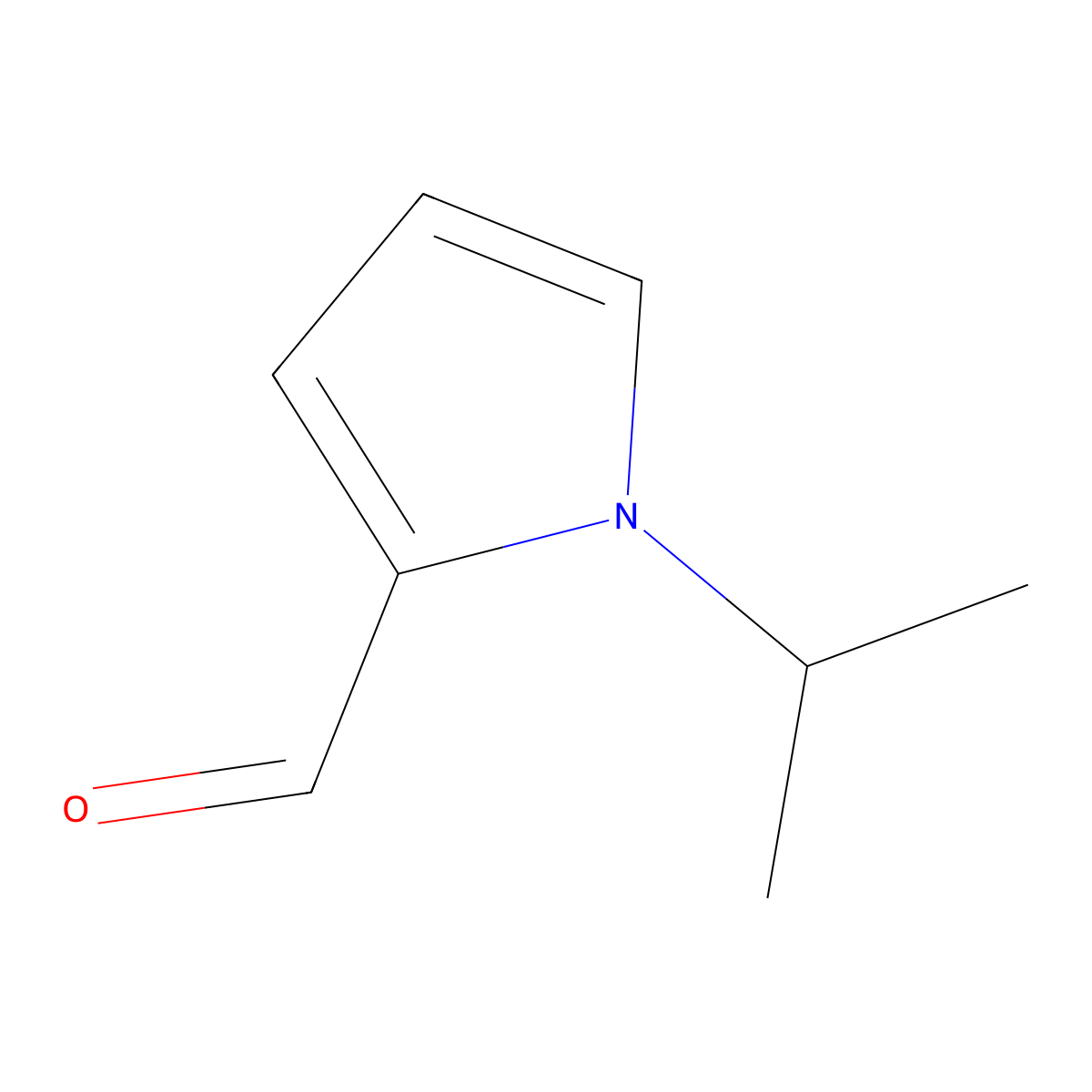 1-Isopropyl-1H-pyrrole-2-carbaldehyde molecular structure, CAS 23373-77-5