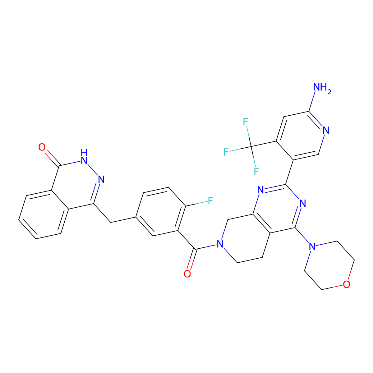 Parp/PI3K-IN-1 molecular structure, CAS 2337386-47-5