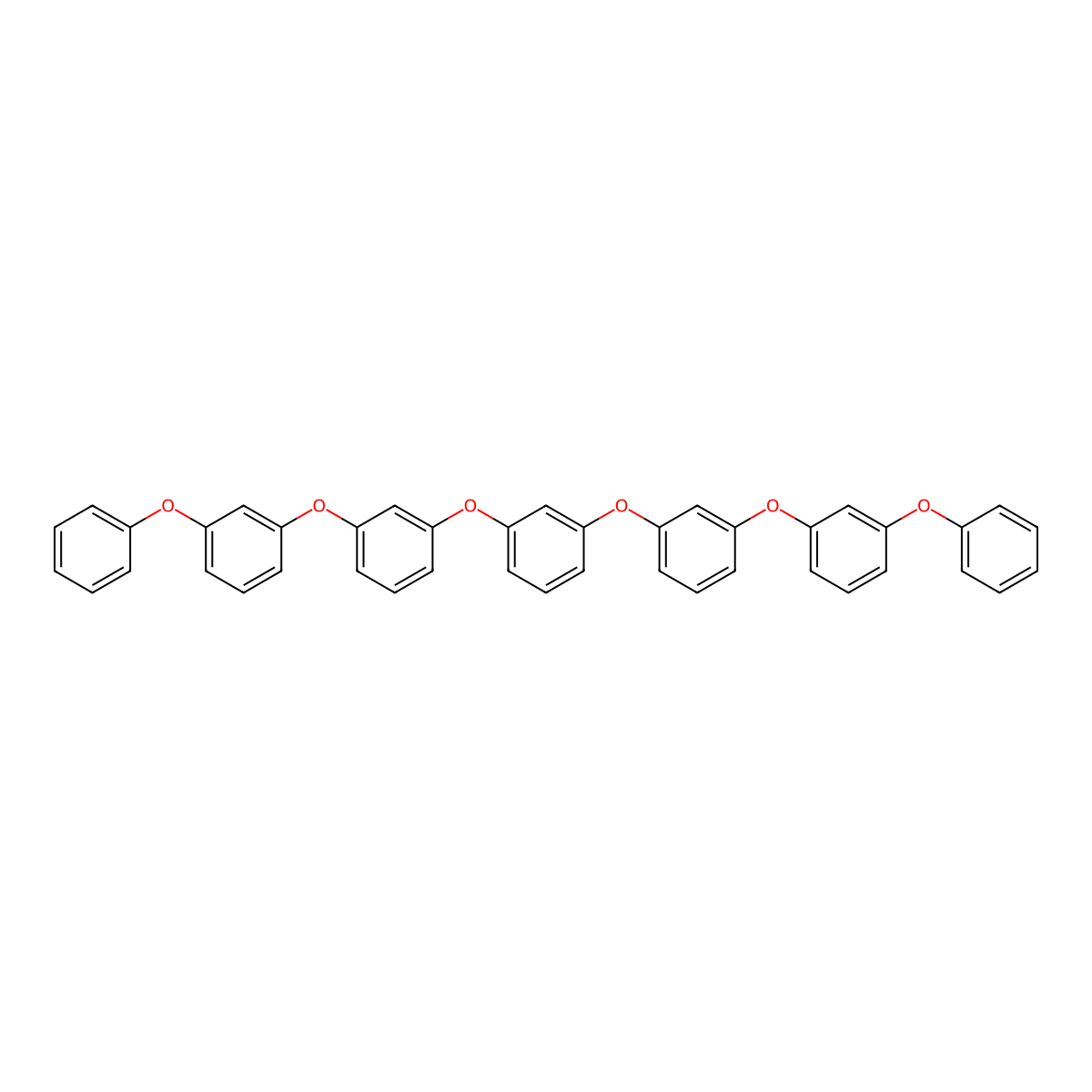 1,3-Bis(3-(3-phenoxyphenoxy)phenoxy)benzene molecular structure, CAS 23374-15-4