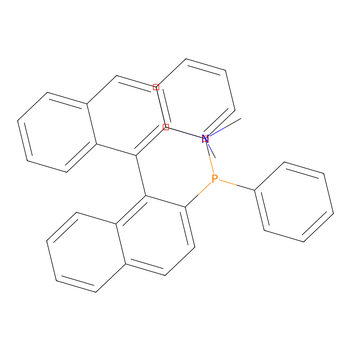 (1S)-2'-(Diphenylphosphino)-N,N-dimethyl-[1,1'-binaphthalen]-2-amine molecular structure, CAS 233752-13-1