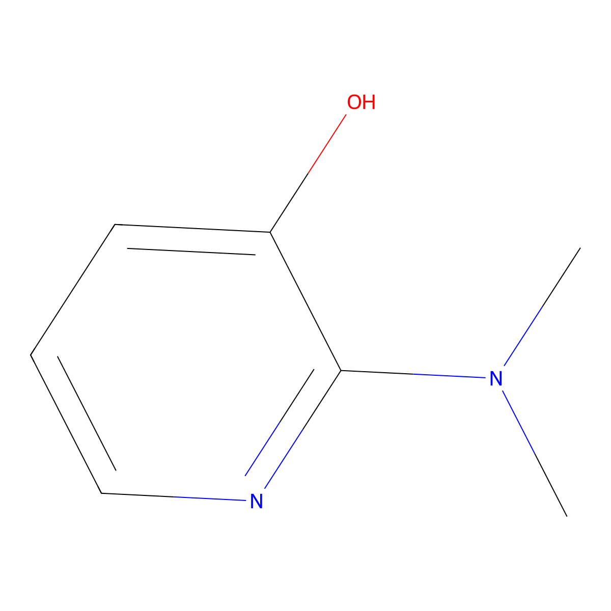 2-(Dimethylamino)pyridin-3-ol molecular structure, CAS 233766-72-8
