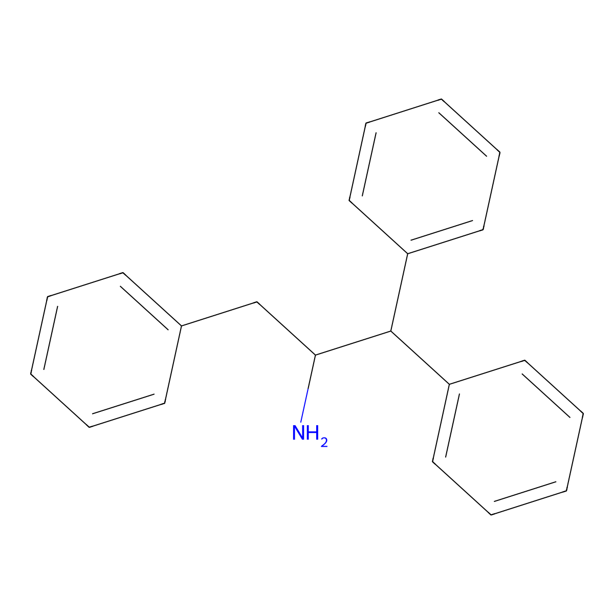 (S)-(-)-1-Benzyl-2,2-diphenylethylamine molecular structure, CAS 233772-38-8