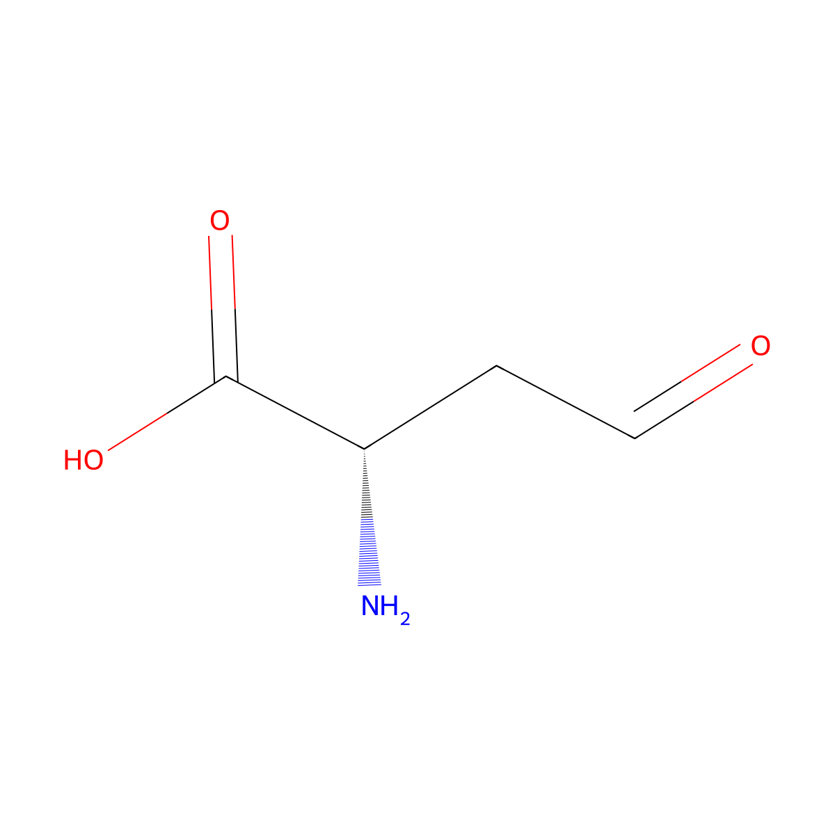 Aspartate Semialdehyde molecular structure, CAS 2338-03-6