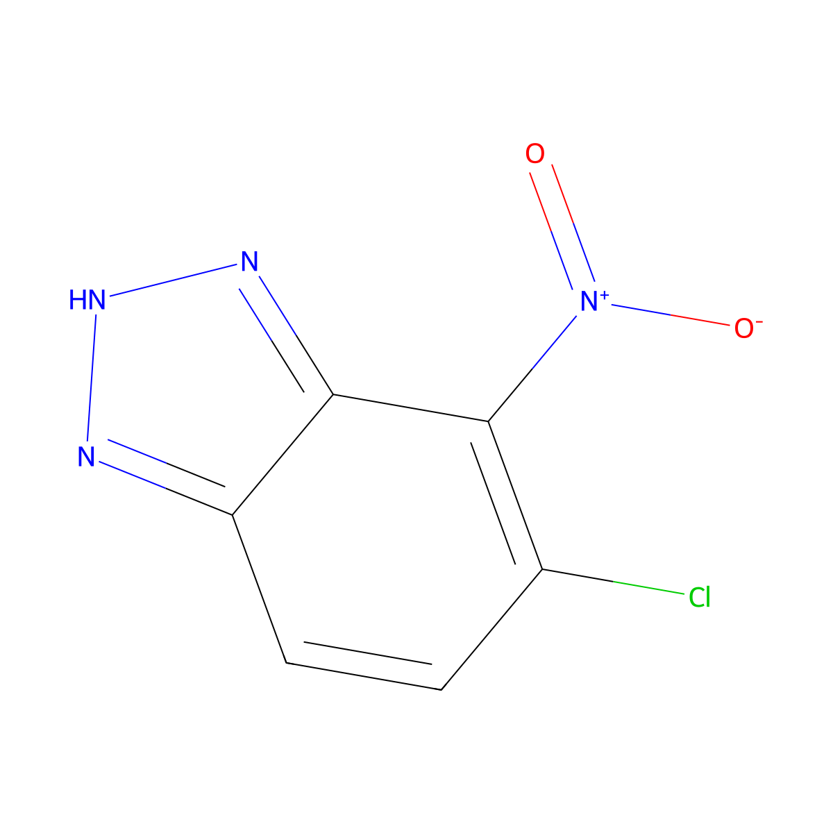 6-Chloro-7-nitro-1H-benzo[d][1,2,3]triazole molecular structure, CAS 2338-11-6