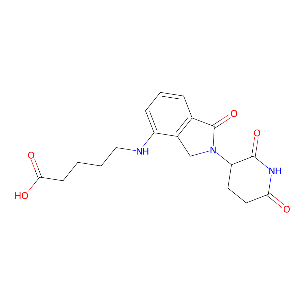 Lenalidomide-C4-acid molecular structure, CAS 2338824-29-4