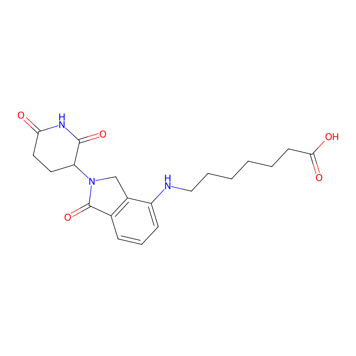 Lenalidomide-C6-acid molecular structure, CAS 2338824-32-9